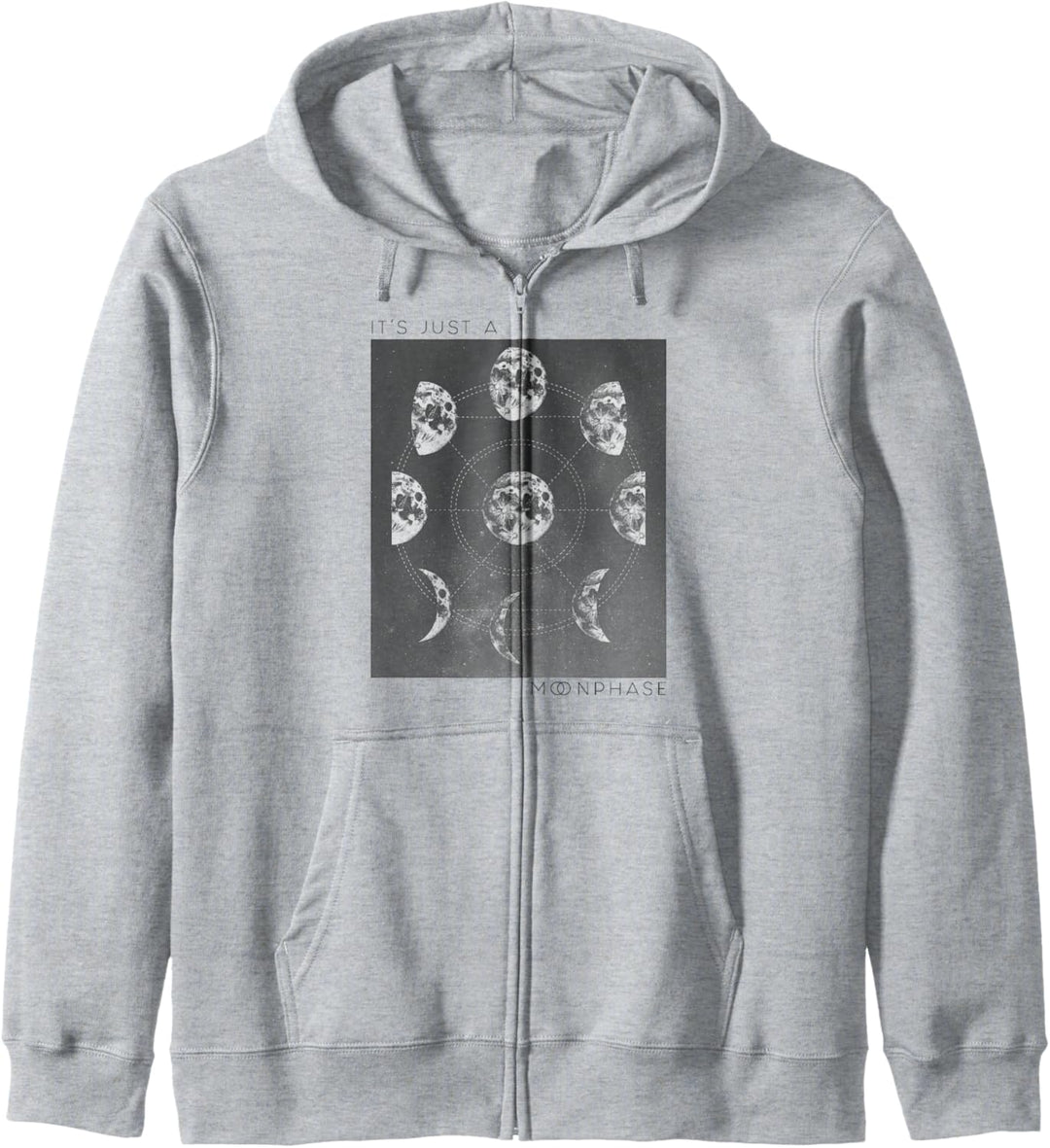 Trendy Just A Moon Phase Kapuzenjacke