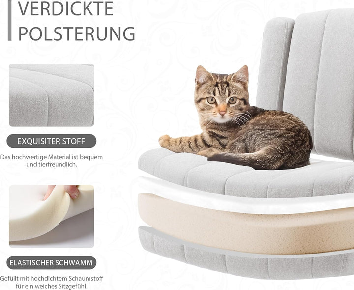 Criss Cross Chair mit Rädern, verstellbarebreite Armlehne Criss Cross Chair, Anti-Grip-StoffKomfort