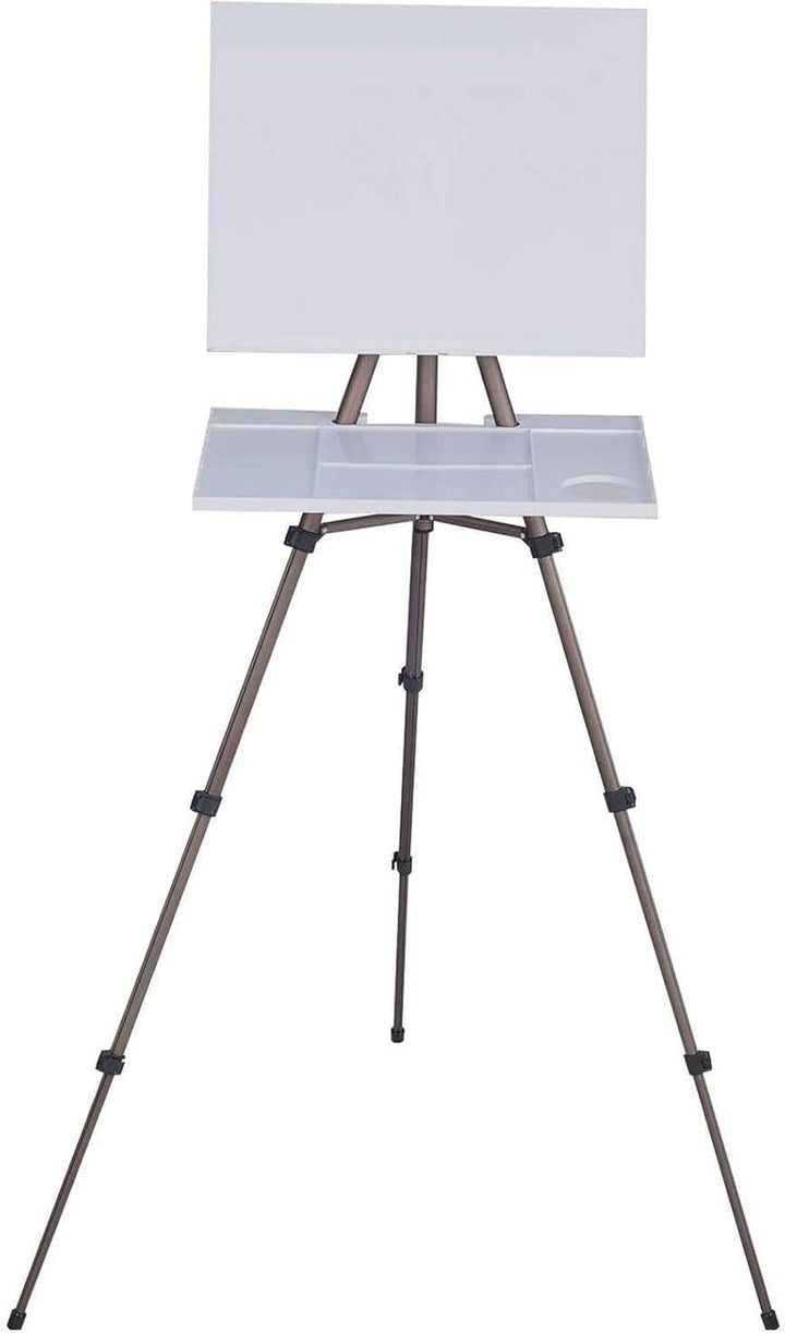 MEEDEN Field Staffelei Aluminium: Tragbare Plein Air Easel mit Tasche Aquarellpalette & Regale Set,