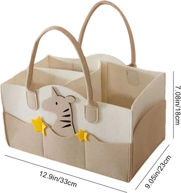 Baby-Windel-Caddy Organizer | Baby-Caddy Organizer | Filz-Baby-Windel-Caddy Kinderzimmer Aufbewahrun