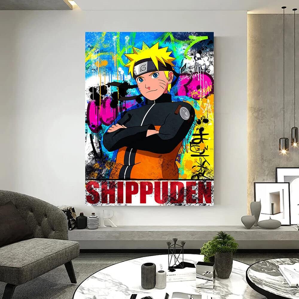 Magic Canvas Art Naruto Anime Leinwandbild 1- teilig Hochwertiger Kunstdruck Wandbilder – B8407, Mat