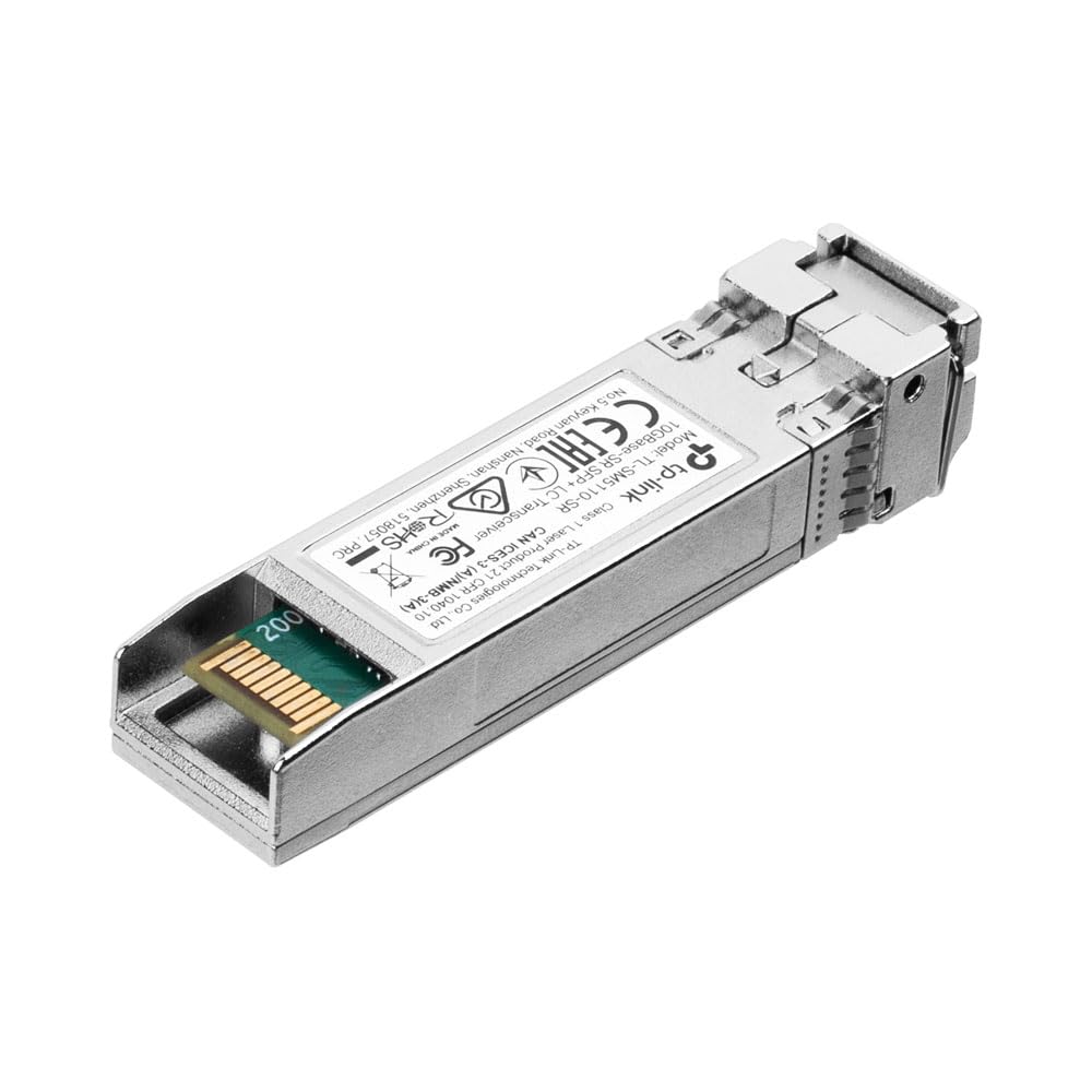 TP-Link TL-SM5110-SR 10GBase-SR SFP+ LC Transceiver Modul, 850nm Multimode-SFP+-Transceiver,unterstü