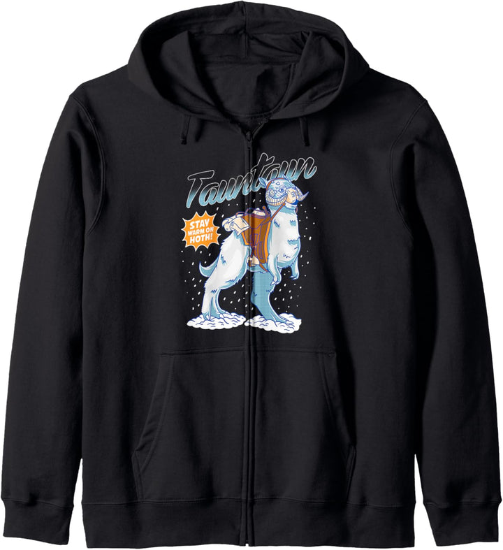Star Wars Tauntaun Stay Warm On Hoth Comic Portrait Kapuzenjacke