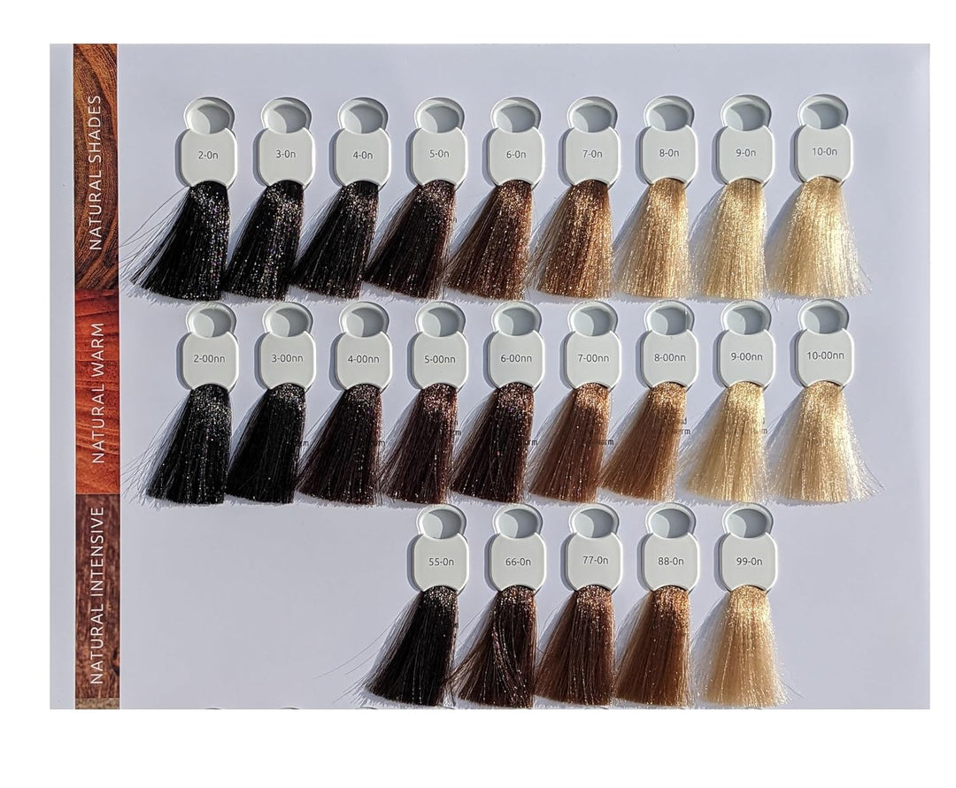 HAIR HAUS Super Brilliant Color Haarfarbe 3x 100ml + Färbepinsel spezial (4-0n), 4-0n