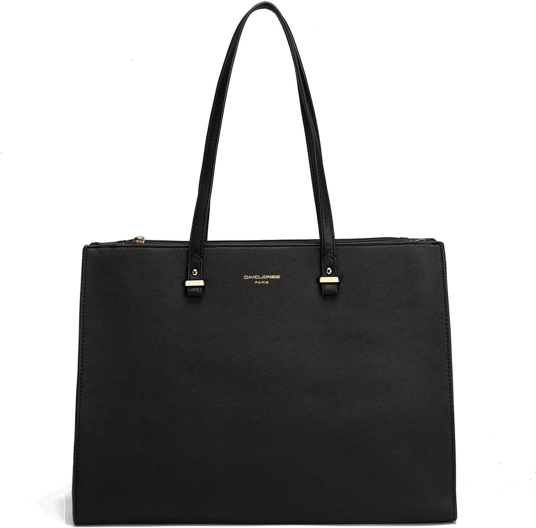David Jones - Damen Shopper Handtasche - Frau Grosse Henkeltasche PU Leder - Arbeitstasche Viele Fäc