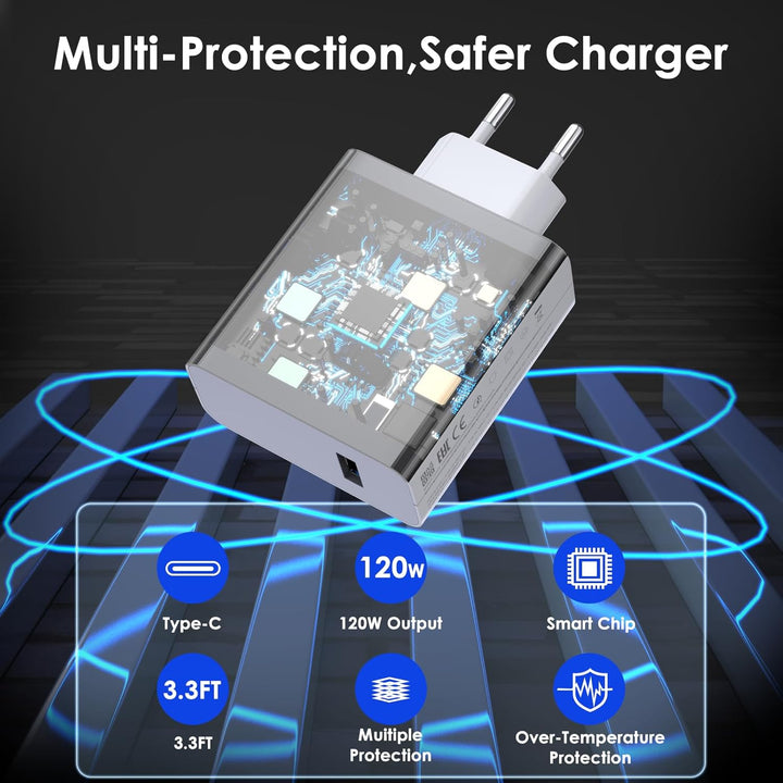 120W USB Ladegerät Ladekabel für Xiaomi 17 Ultra 15 14T pro 13T 12T, Redmi Note 15 14 13 Pro+ 5G, Ne