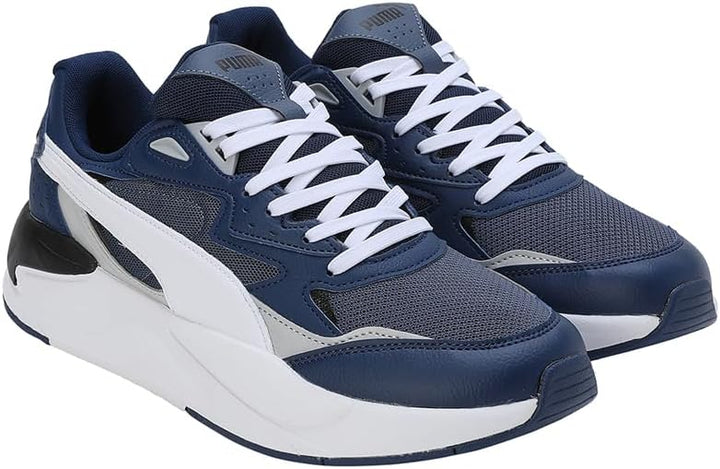 PUMA Unisex Röntgen-Geschwindigkeit Sneaker 45 EU Inky Blue Puma White Persian Blue, 45 EU Inky Blue