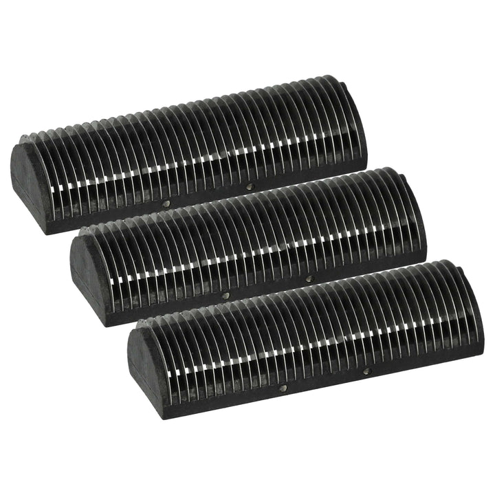 vhbw 3x Klingenblock Ersatz für Braun 5001719, 410, 383, 346, 330 für Rasierer Schwarz Silber