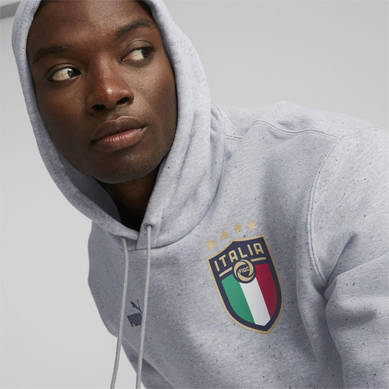 PUMA Herren Tops Italien ftblCulture Hoodie Herren M Grau, M Grau