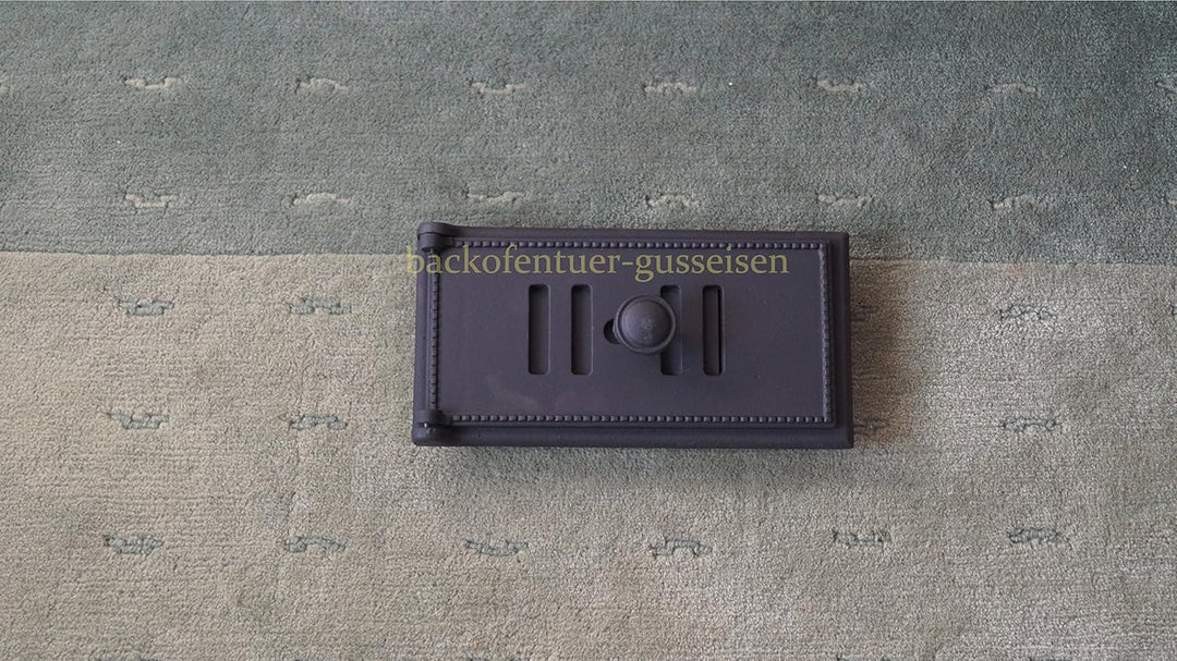 Sellon24® Revisionstür aus Gusseisen Räucherei Backofentür Ofentür Gusseisen jg_003