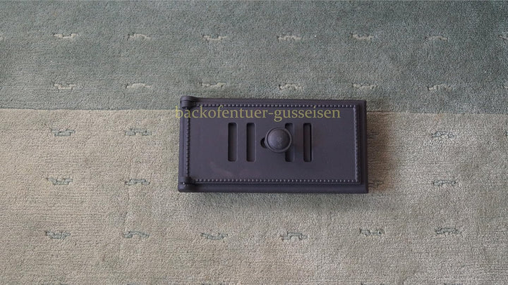 Sellon24® Revisionstür aus Gusseisen Räucherei Backofentür Ofentür Gusseisen jg_003