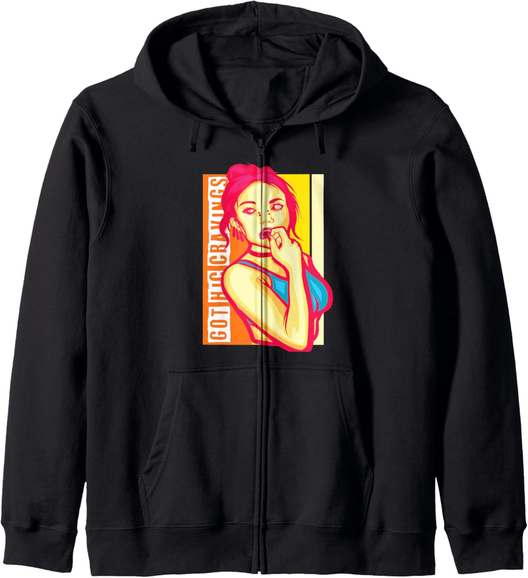 Gothic Heisshunger Pastell Gothic Geschenk Kapuzenjacke