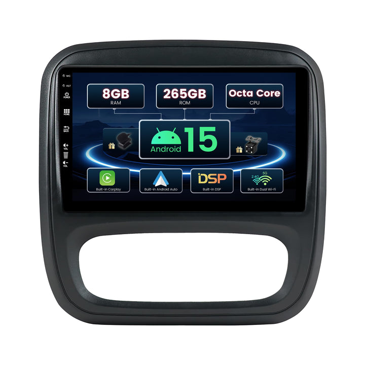 BXLIYER ¦ 8G+256G ¦ Android 12 IPS Autoradio Passt für Renault trafic 3 / Opel Vivaro B (2014-2021)