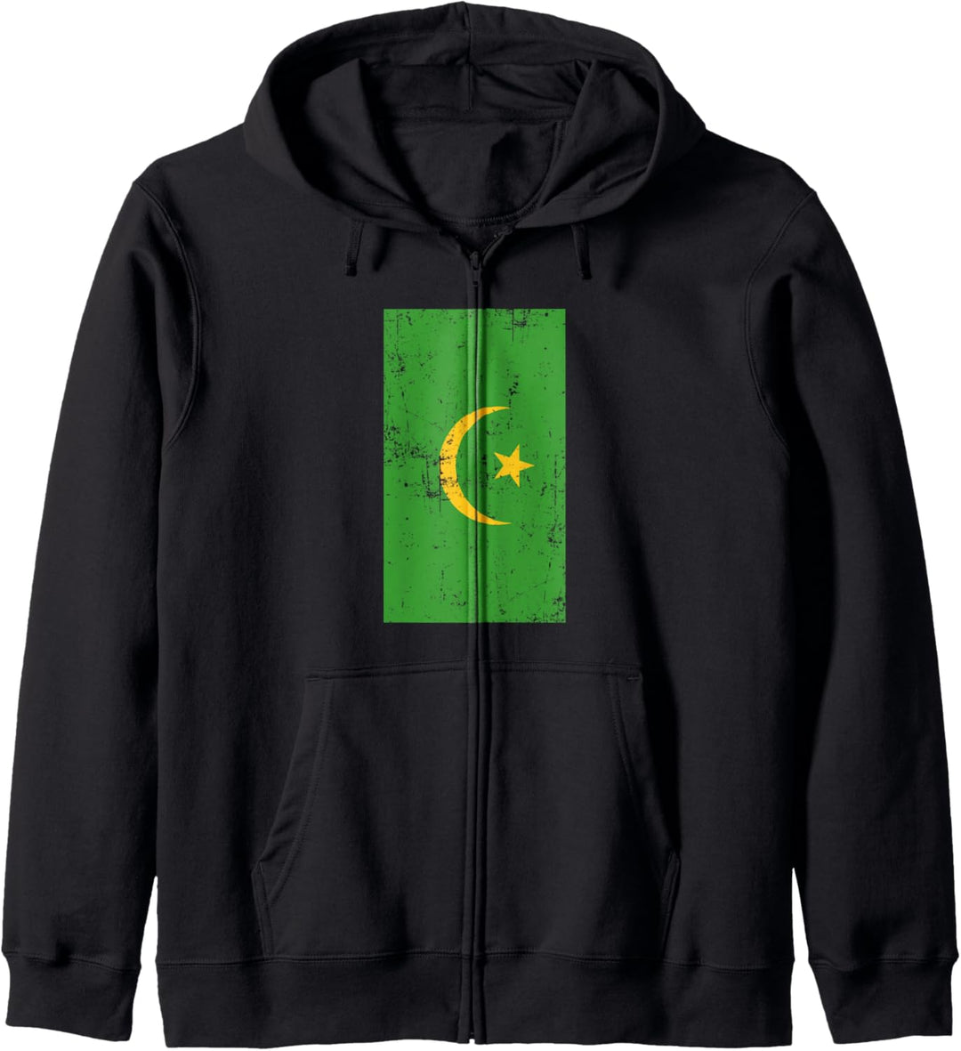 Mauritania Africa Nouakchott Distressed Flag Kapuzenjacke