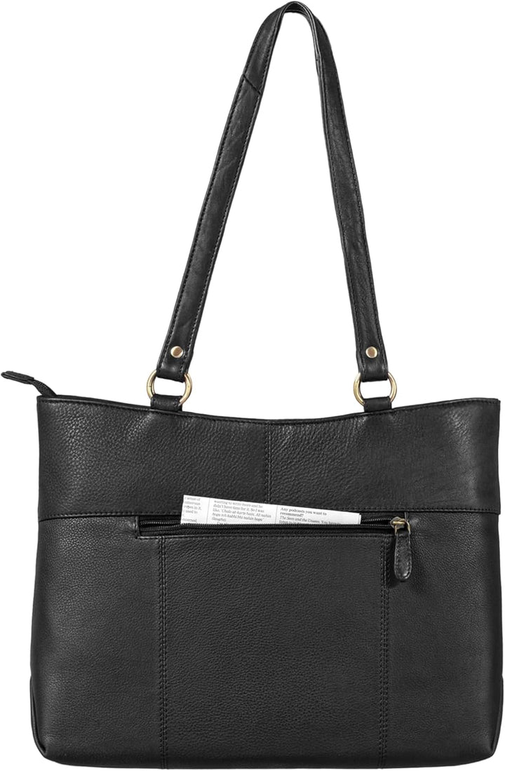 STILORD 'Delilah' Leder Shopper Damen Handtasche Umhängetasche Hobo Bag Retro Schultertasche Lederta