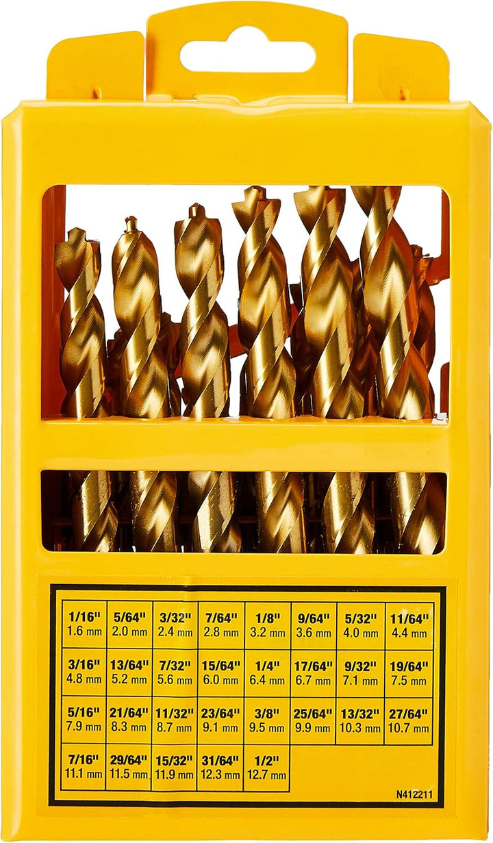 Dewalt dw1369 29 titan pilot-point Bohrer Set