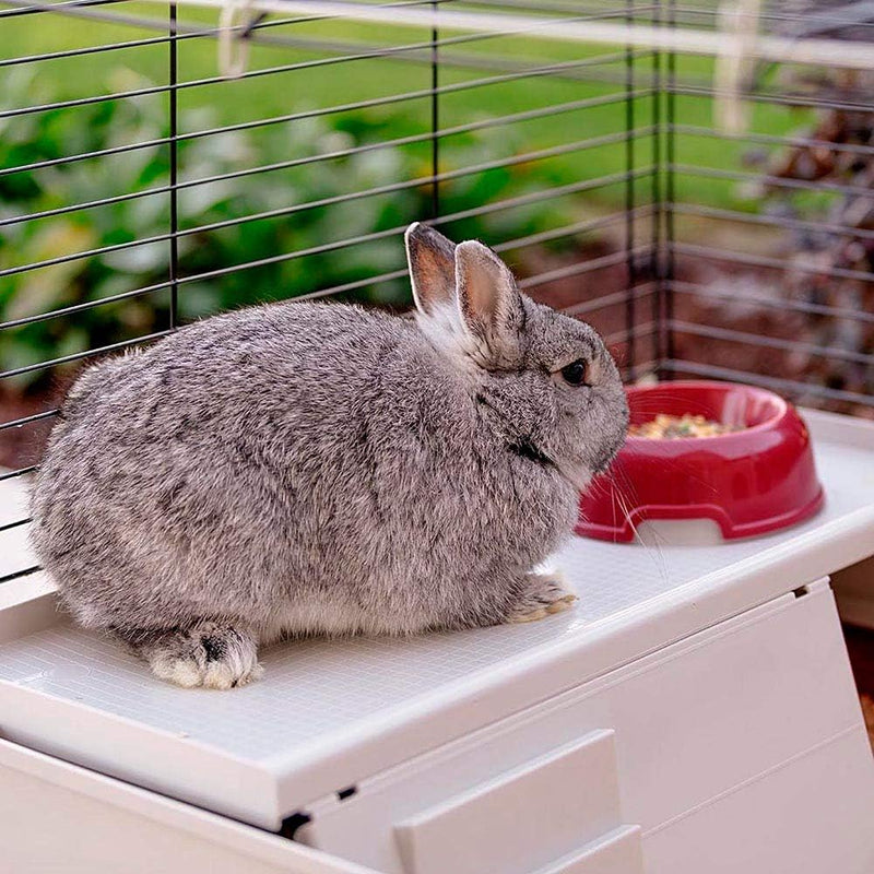 Ferplast - Meerschweinchen Käfig - Hasenkäfig - Kaninchenkäfig - Häuschen und Zubehör Inklusive - Vi