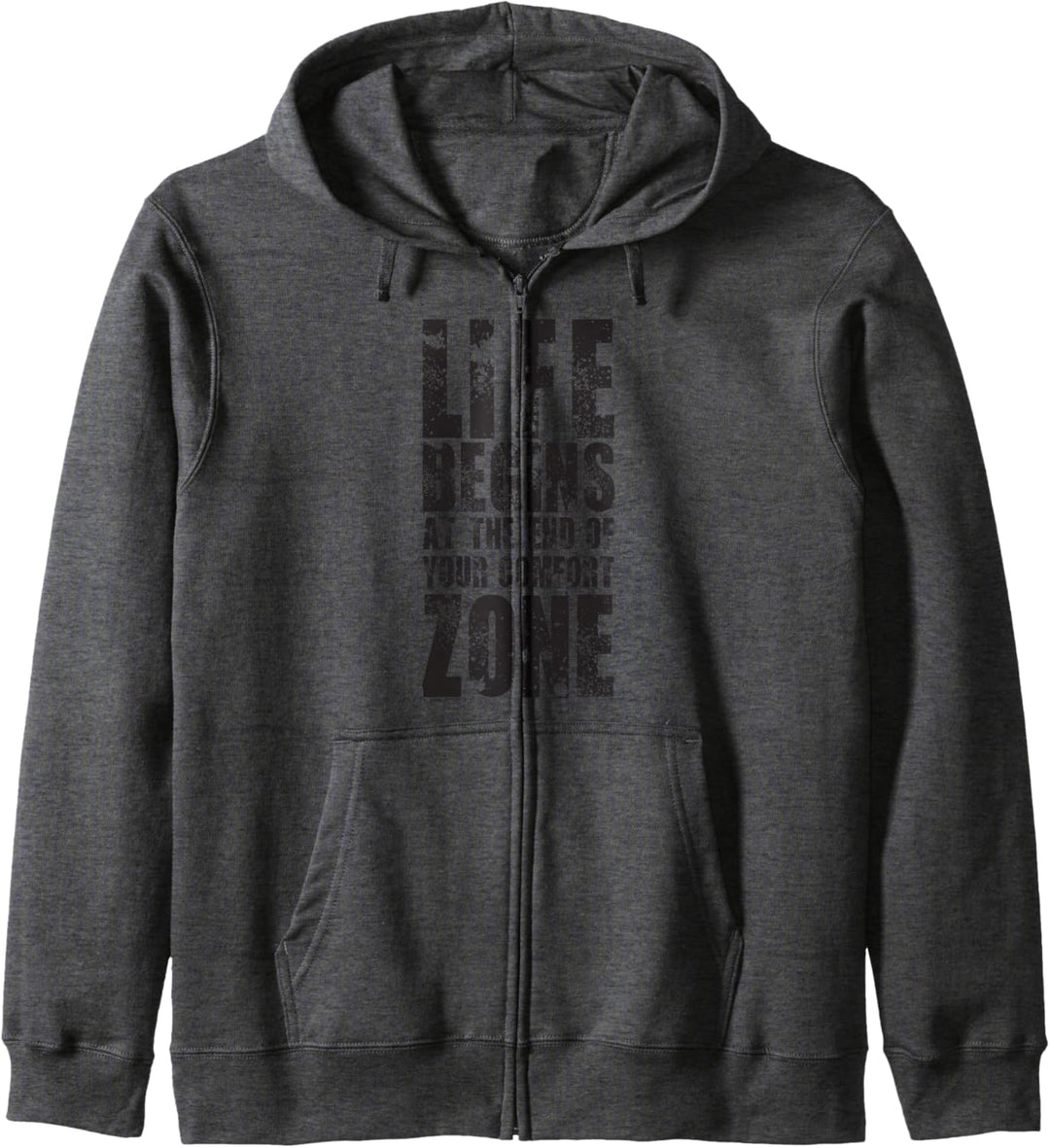 Life Begins at the End of your Comfort Zone Geschenk Kapuzenjacke