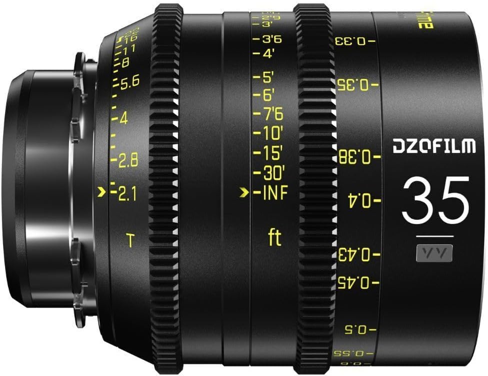 DZOFILM Cine Lens Vespid Prime 35 T2.1 for PL/EF Mount (VV/FF)