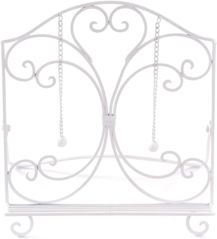 DESIGN DELIGHTS KOCHBUCH STÄNDER Cucina | 32x30x14 cm (HxBxT), Schmiedeeisen | antiker Buchständer,