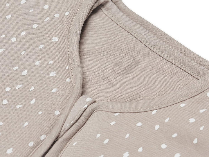 Jollein Baby Schlafsack mit abnehmbaren Ärmeln 110cm - Spickle Nougat, bequemer Schlummersack für Ba