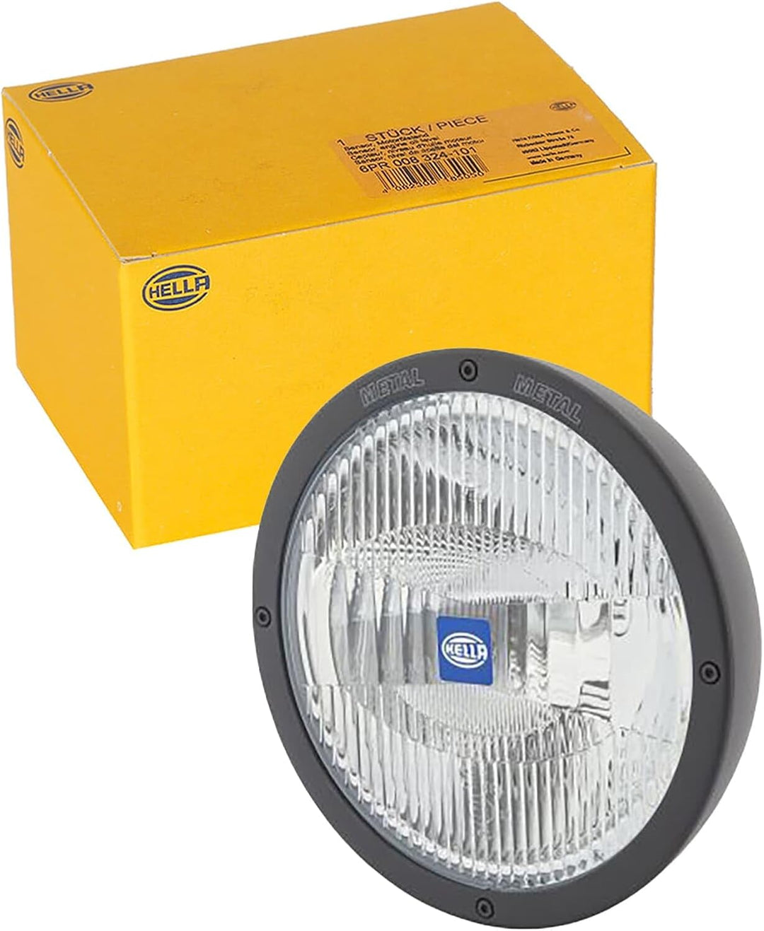 HELLA - Halogen-Fernscheinwerfer - Luminator Metal - E1 303/ECE-R7/ECE-R8 - 12/24V - 1F8 007 560-011