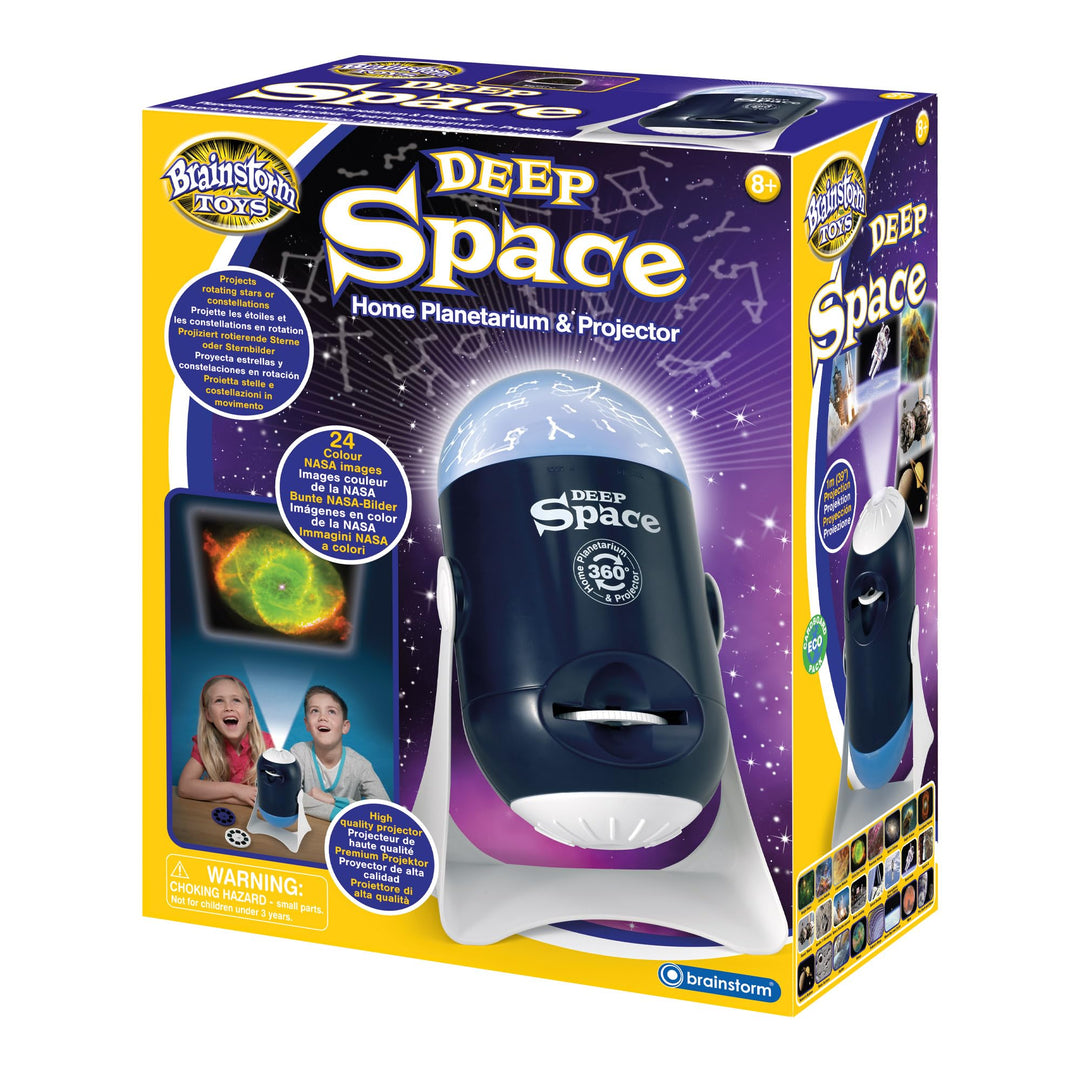 Brainstorm TOYS E2000 Space Home Planetarium & Projector Nightlight, Multi-Colour ohne Batterien, oh