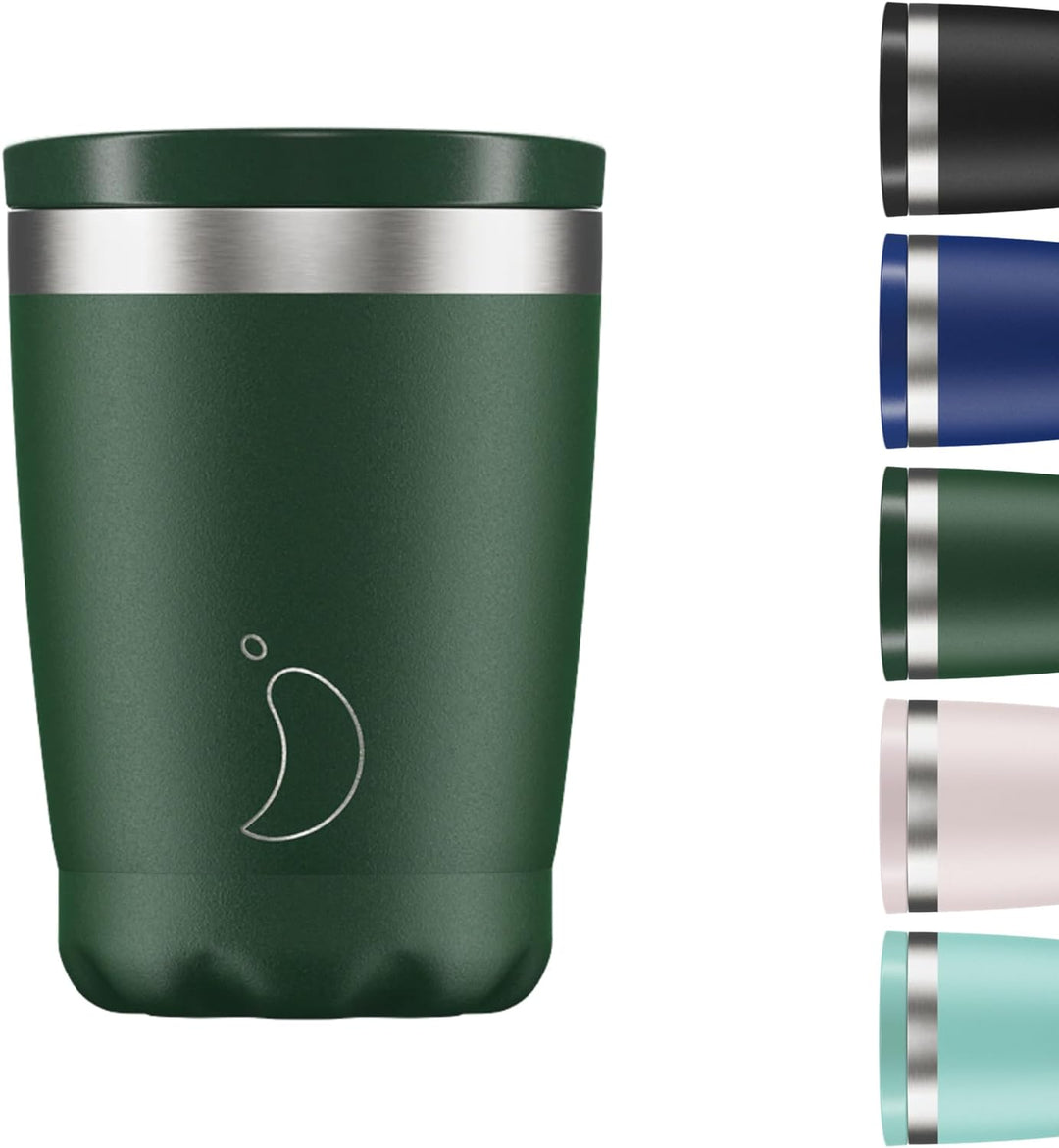 Chilly's Original Kaffeebecher - Reise-Thermo-Tasse für kalte und heisse Getränke - Mehrwegbecher mi