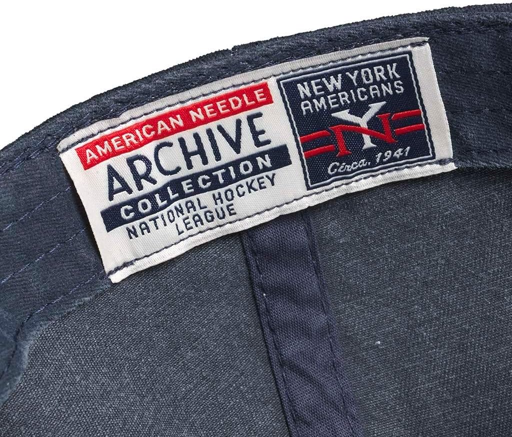 American Needle Archive 44742A-NYA-NVDR Hockey New York Americans Dad Hat