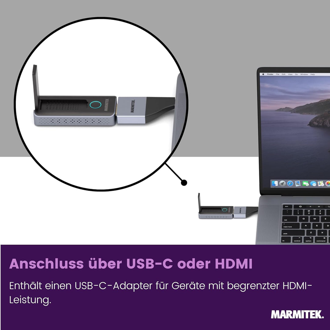 Drathlose HDMI Extender – Marmitek STS1-1080p Full HD – Kabelloses HDMI-Sender – Verbinden Sie Ihren