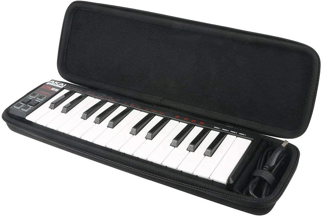 Khanka Hartschalen-Schutzhülle für AKAI Professional Pro LPK25 Wireless Keyboard Master MIDI Bluetoo