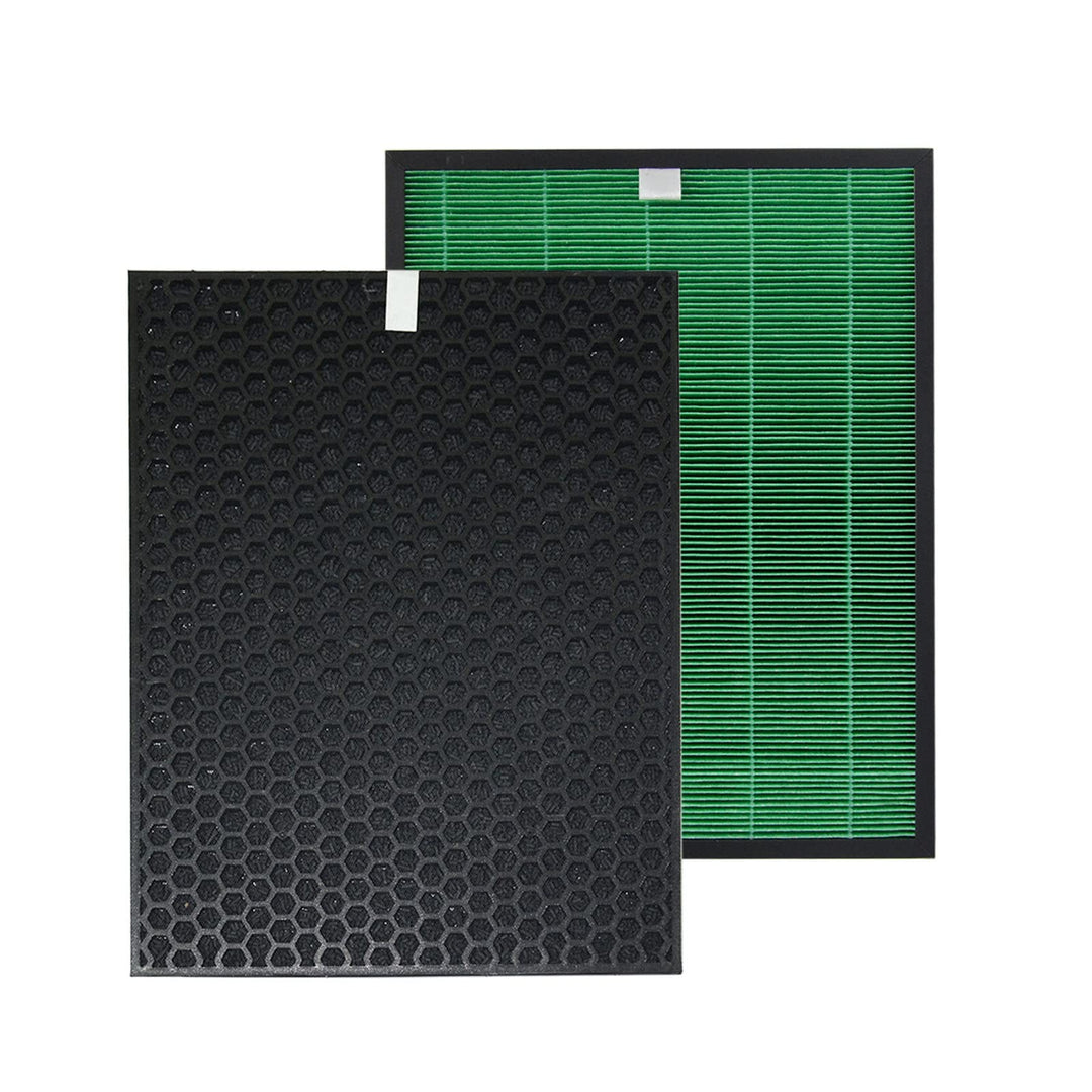 PUREBURG Ersatz HEPA-Filter und Aktivkohlefilter kompatibel mit Coway Airmega 150 Luftreiniger, AP-1