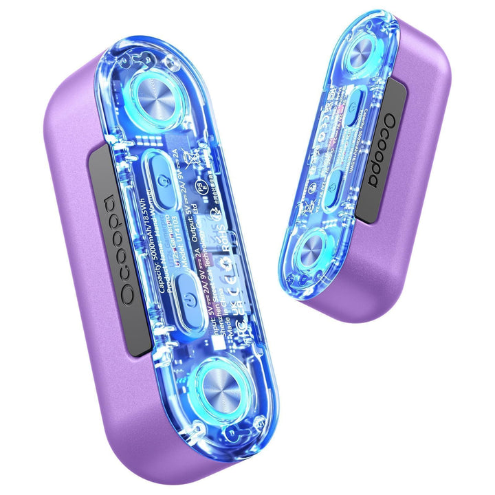 OCOOPA Elektrischer Handwärmer, 10000 mAh Split-Magnetic 2er-Pack, 4 Heizmodi, Schnelleres Aufheizen