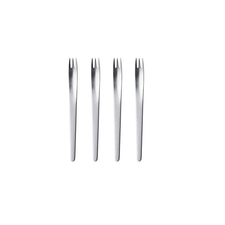 Arne Jacobsen Cake Fork Giftbox Set Ss Matte 4 Pcs