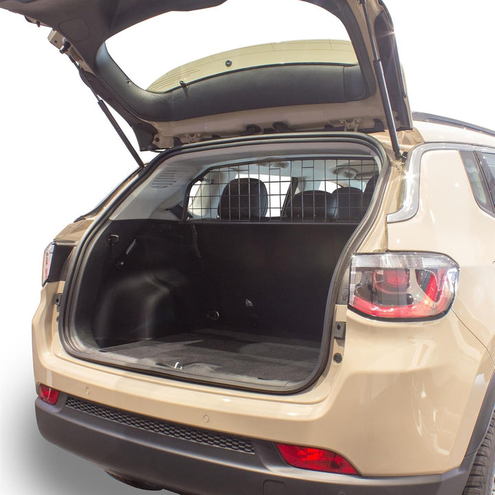 Travall Hundegitter für Jeep Compass 2016-2020, fahrzeugspezifisches Trenngitter für den Kofferraum