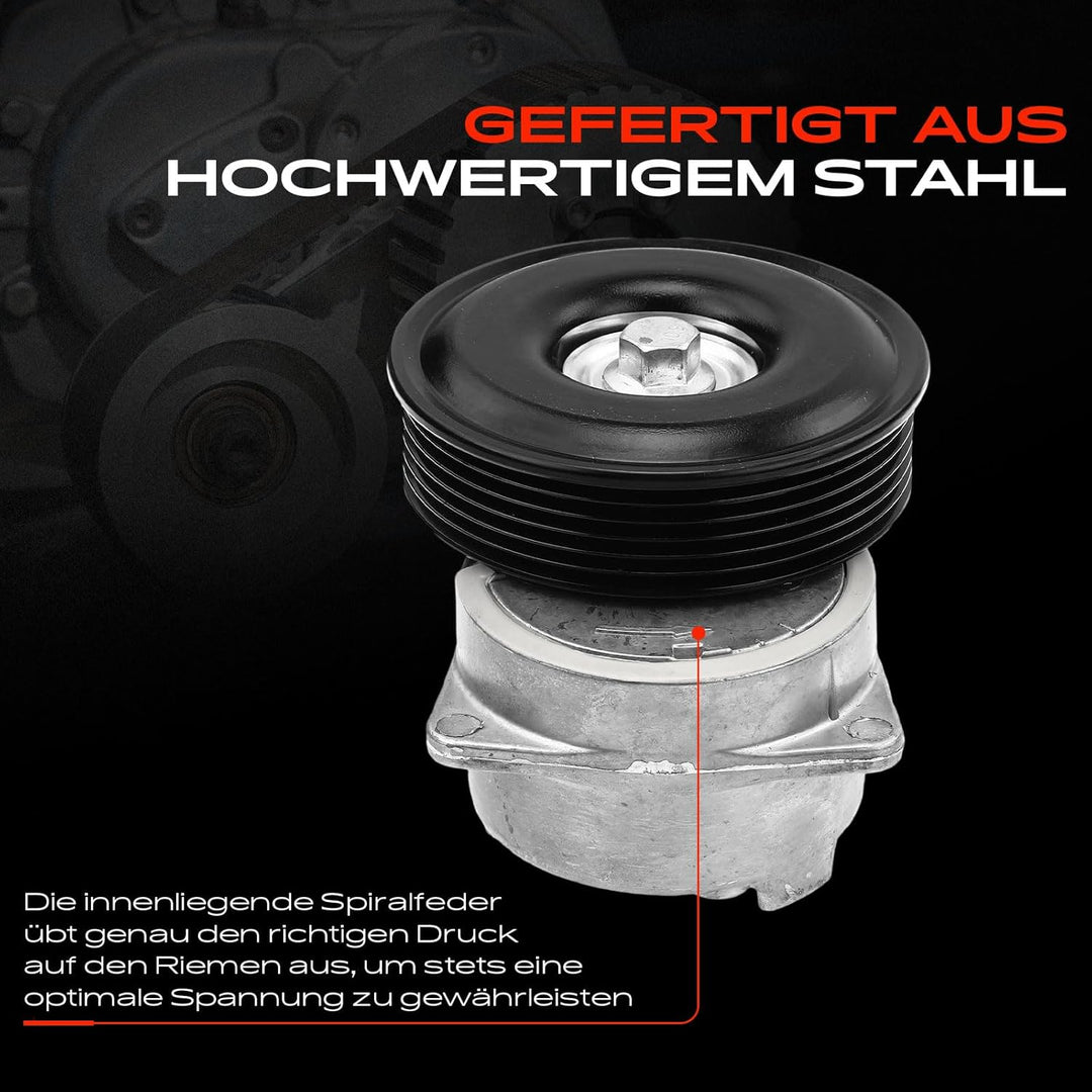 Frankberg Spannrolle Riemenspanner Kompatibel mit Fiesta IV JA JB Puma EC 1.25i 1.4/1.4i 1.6 16V Ben