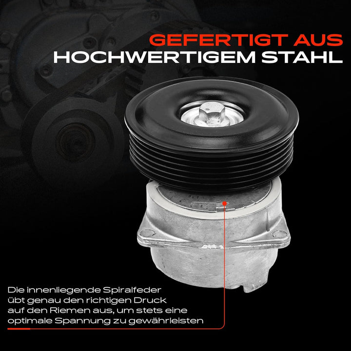 Frankberg Spannrolle Riemenspanner Kompatibel mit Fiesta IV JA JB Puma EC 1.25i 1.4/1.4i 1.6 16V Ben
