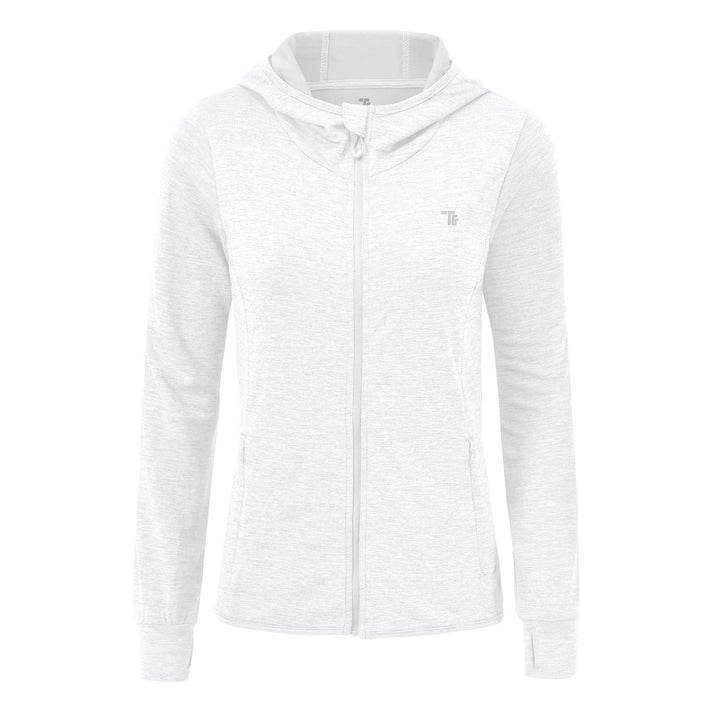 donhobo Damen Laufjacke Sportjacke Trainingsjacke Langarm Fitness Yoga Jacke Leicht Atmungsaktive Fu
