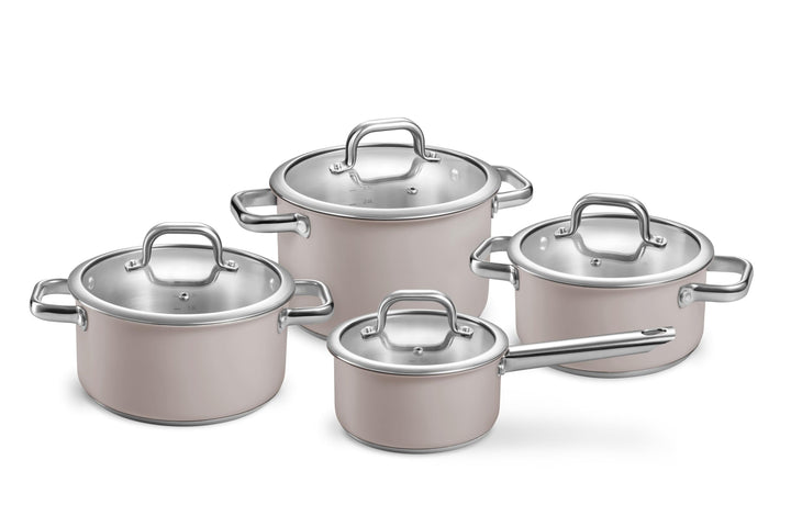 Tescoma Topfset DELIGHT Taupe, 8-teilig