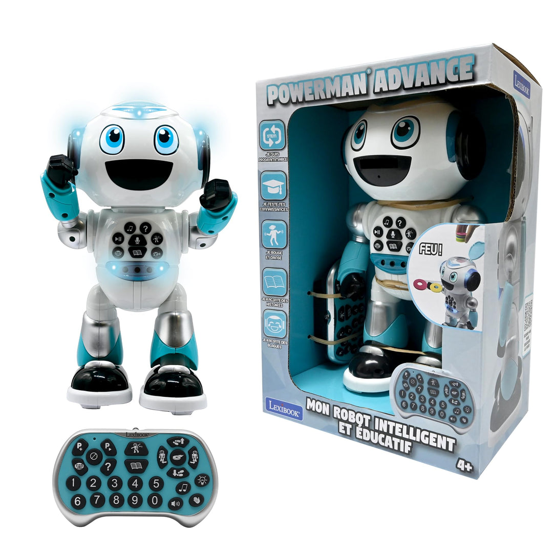 Lexibook, Powerman Advance, Ferngesteuerter Roboter, interaktives Spielzeug für Kinder, Gehen, Tanze
