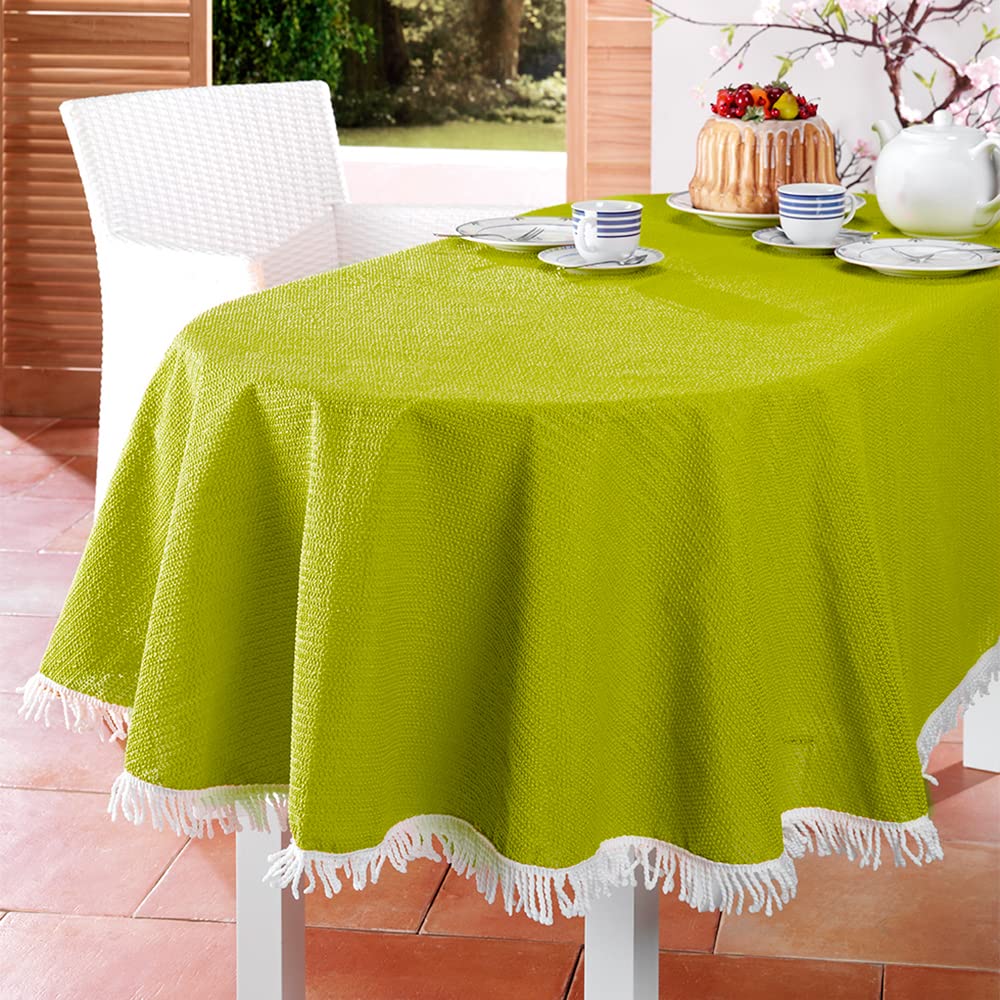 EMHELLE Gartentischdecke Garten Balkon Terrasse Tischdecke Camping Picknick Rund Oval Eckig Aussen u