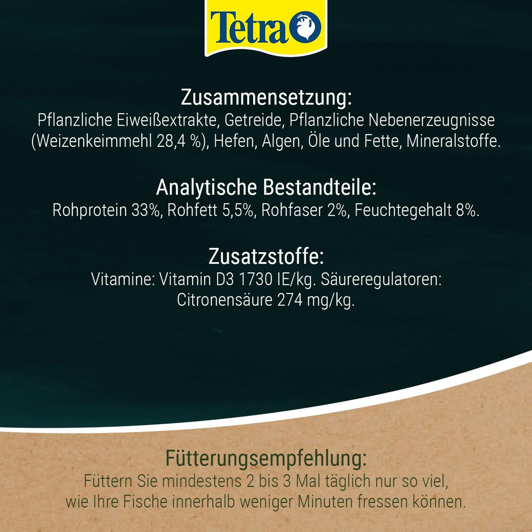 Tetra Pond Wheatgerm Sticks - Ballaststoffreiches Fischfutter für alle Teichfische, besonders geeign