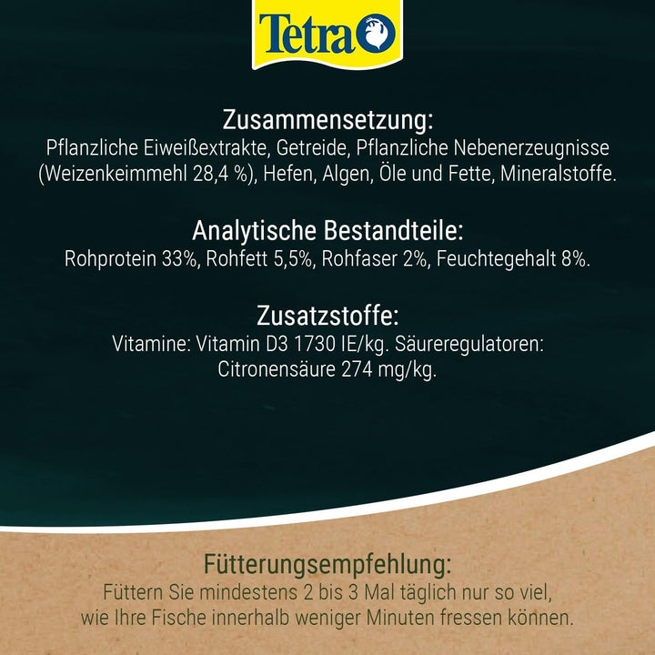 Tetra Pond Wheatgerm Sticks - Ballaststoffreiches Fischfutter für alle Teichfische, besonders geeign