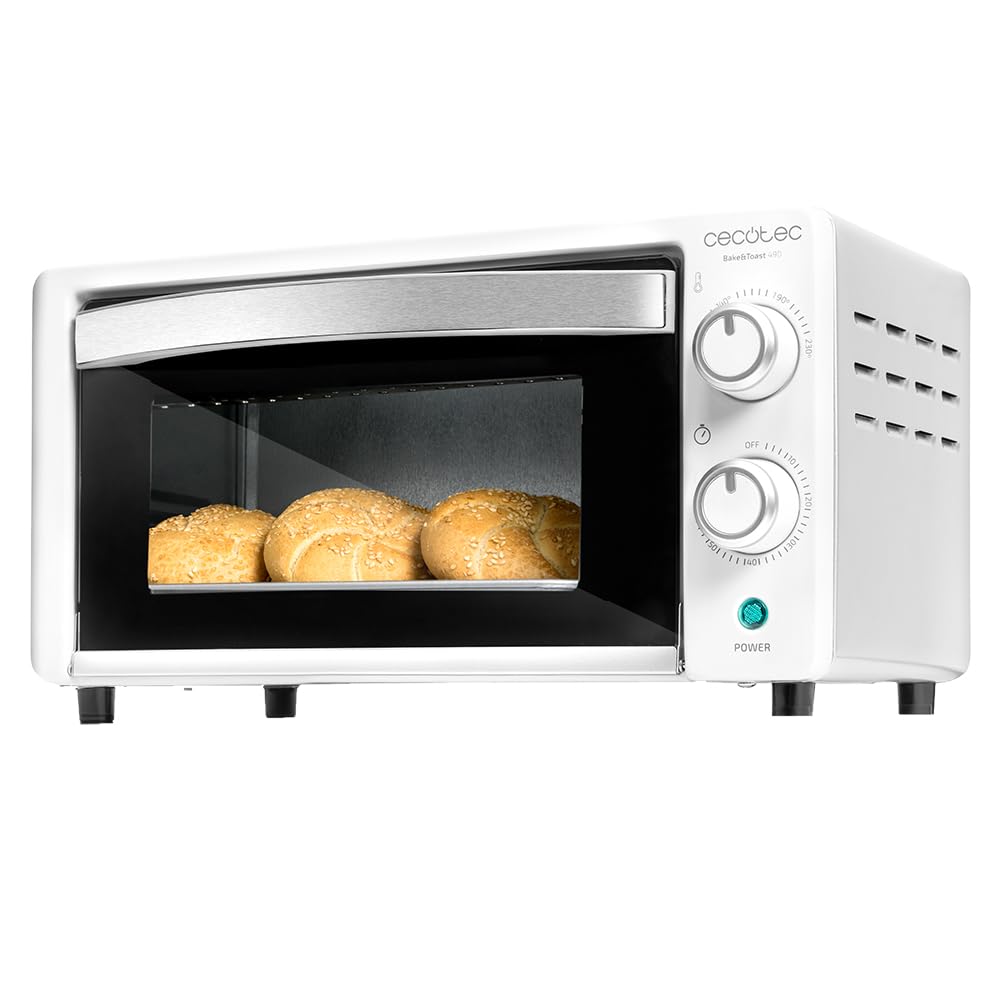 Cecotec Tischofen Bake&Toast 1090 White, 10 L, 1000 W, Timer 60 Minuten, einstellbare Temperatur bis