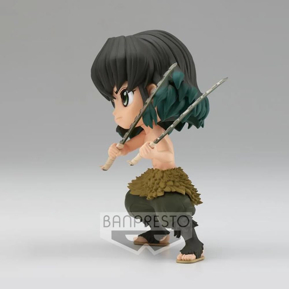 Banpresto Q Posket: Demon Slayer Kimetsu No Yaiba - Inosuke Hashibira Ⅱ (Ver.B) Figure (13cm) (18456