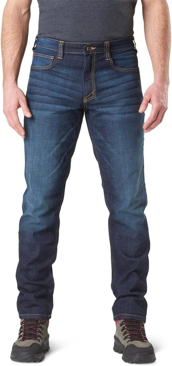 5.11 Tactical Herren 'Defender – Flex Jean – Slim 30W / 30L Dark Wash Indigo 649, 30W / 30L Dark Was