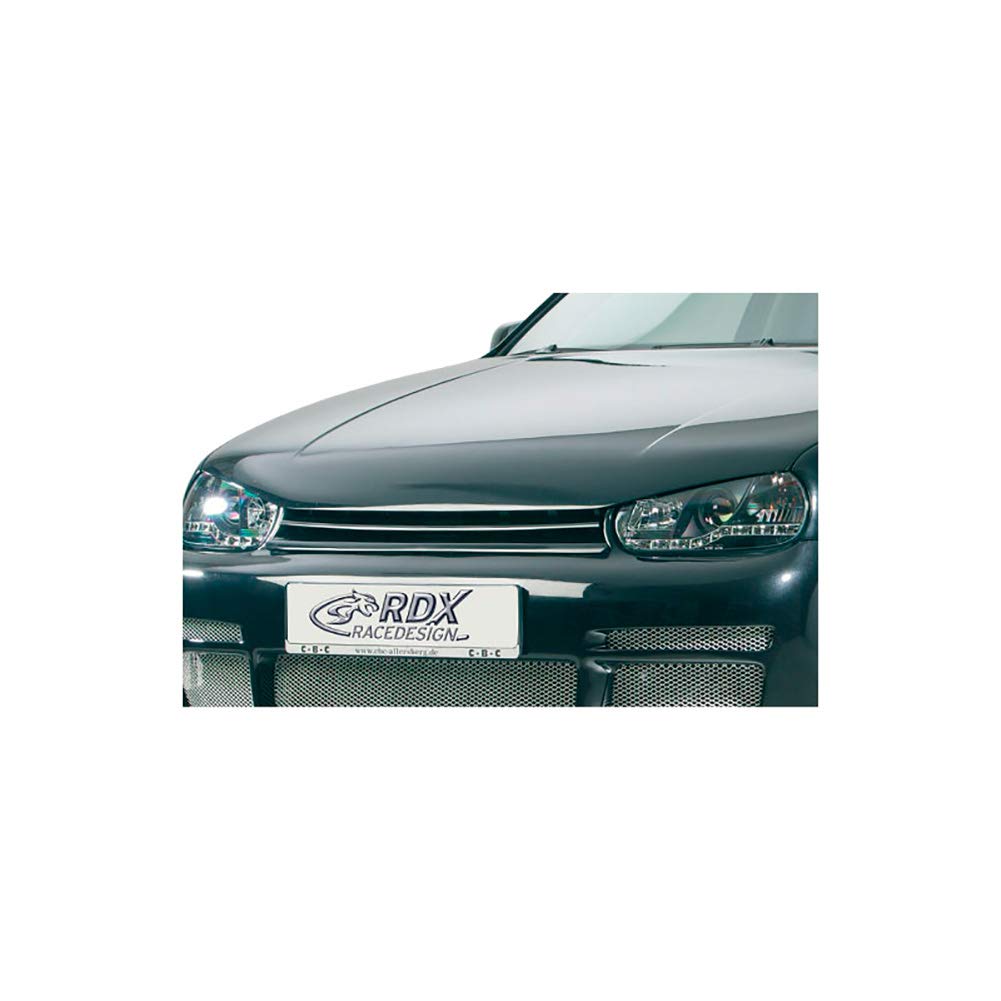 Motorhaubenverlängerung RDHV010 Golf IV 1997-2004 + integrierte Haubeneinsatz (Metall)