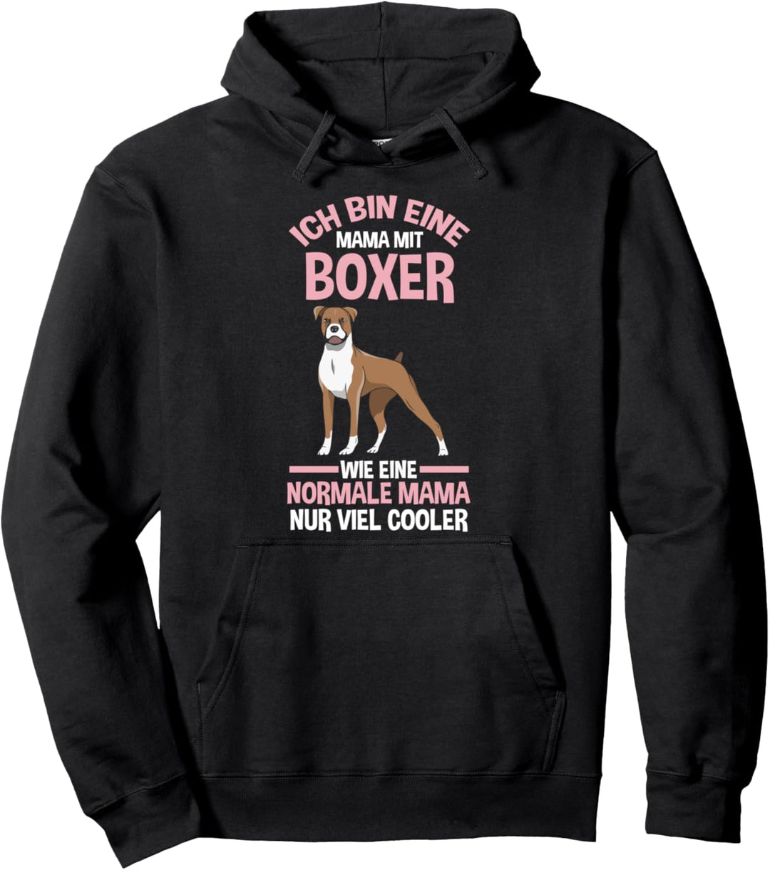 Mama Mutter Muttertag Deutscher Boxer Mama Pullover Hoodie