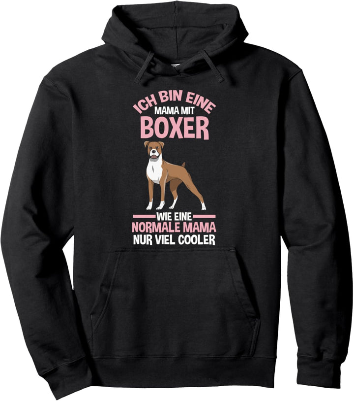 Mama Mutter Muttertag Deutscher Boxer Mama Pullover Hoodie