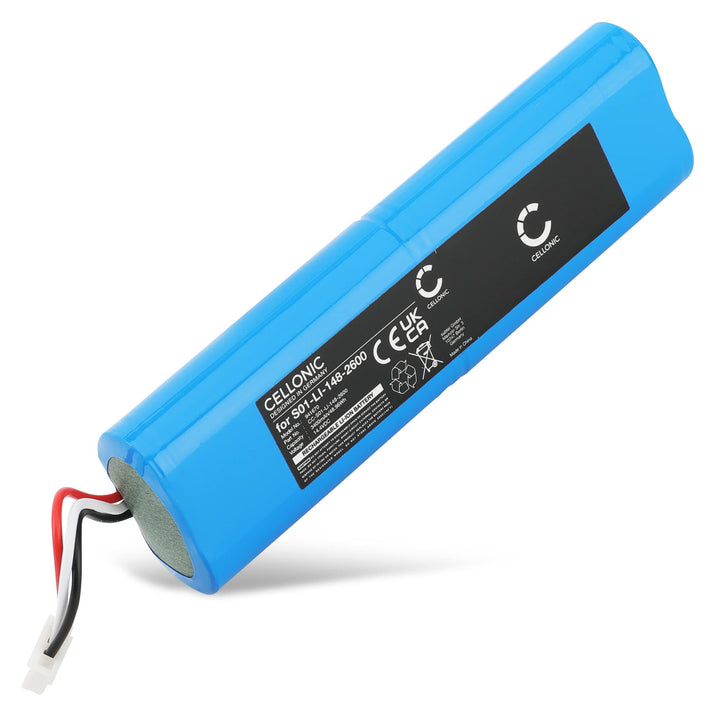 CELLONIC Akku kompatibel mit ECOVACS Deebot DG31, DG36, DN56, N5, 10002743 1x Akku 3400mAh, 1x Akku